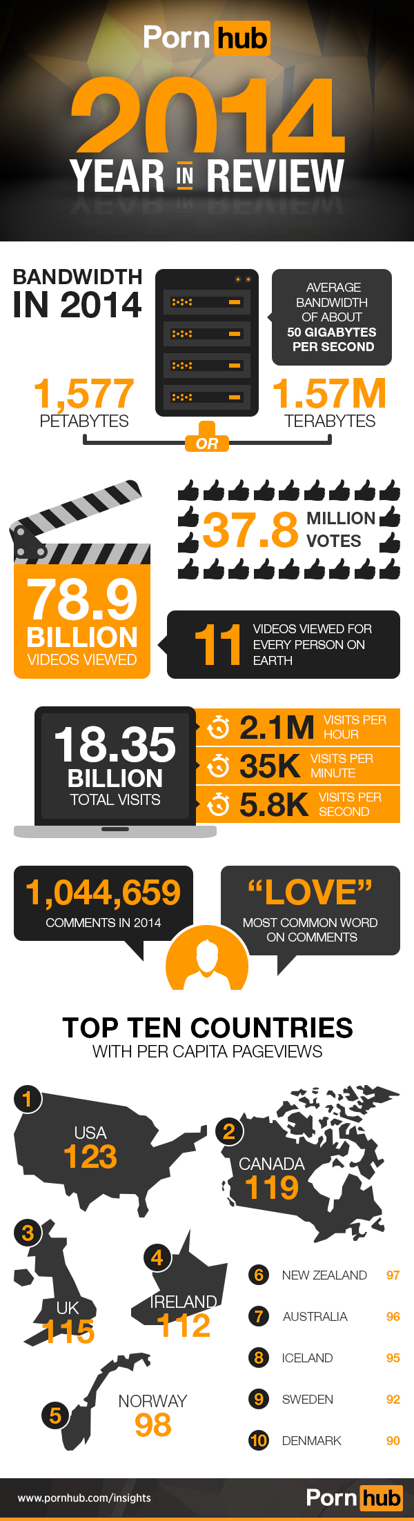 2014 Year In Review - Pornhub Insights